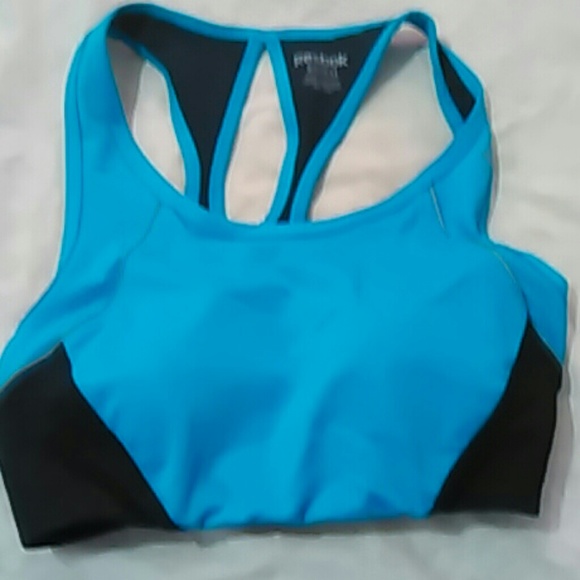 Reebox Blue and Black Sports Bra