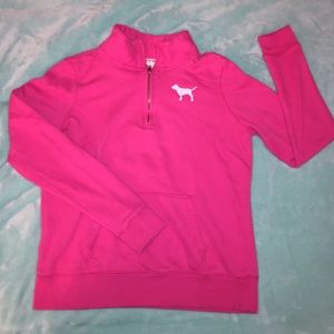 Victoria's Secret PINK Half Zip (PLEASE READ)