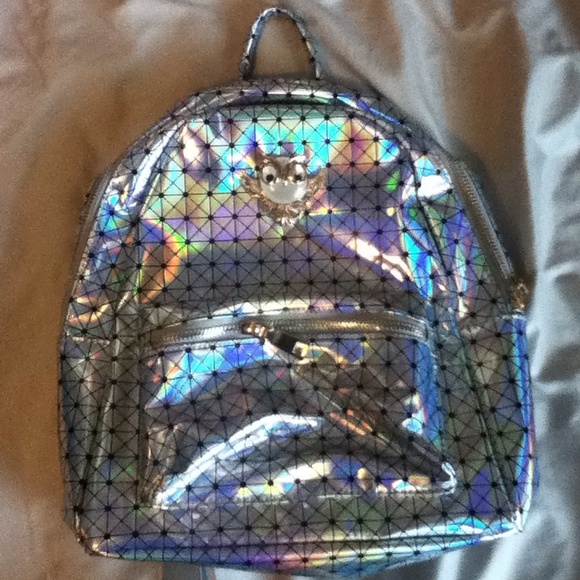 Hologram mini backpack😍