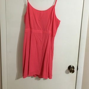 Hot pink dress