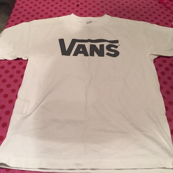 Vans white tee