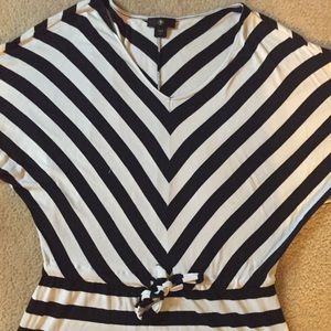 Over size blouse with drawstring