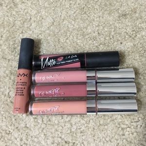 4 matte lipsticks