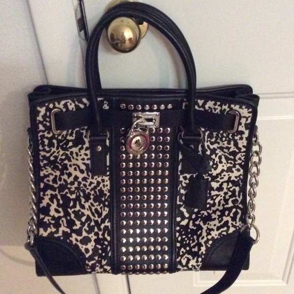 Jet Set Travel Large Saffiano Leather Tote Bag in BLACK  Michael Kors Large Tote
