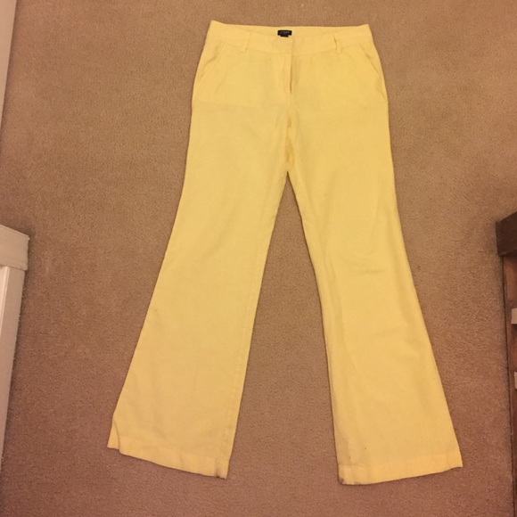J.Crew City Fit Linen Pants