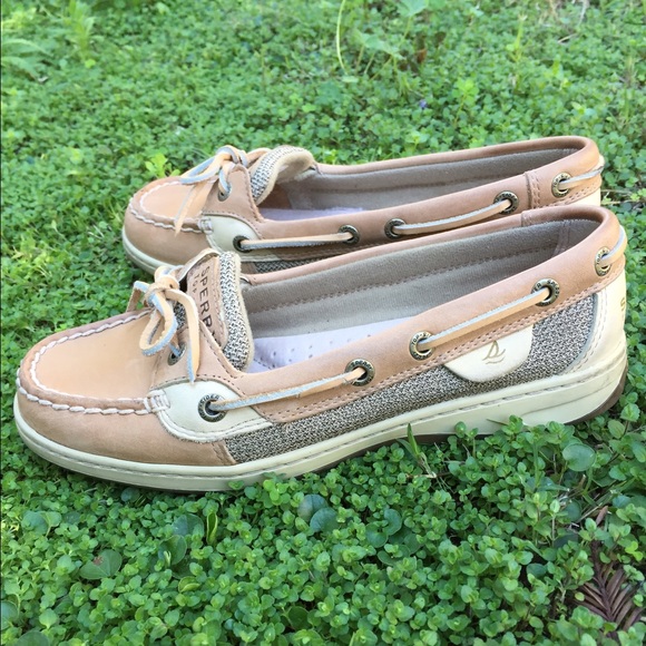 ❌SOLD❌Sperry Top-sider beige boat shoes - Picture 2 of 4