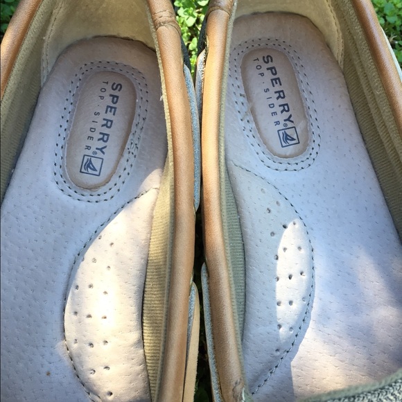 ❌SOLD❌Sperry Top-sider beige boat shoes - Picture 3 of 4