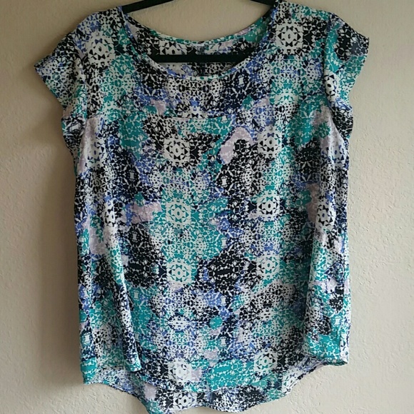 ❌SOLD Chiffon Print Top