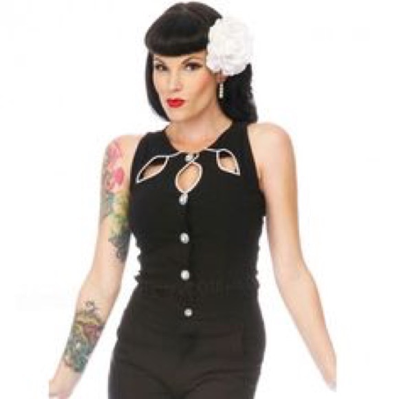 Pin up girl clothing top