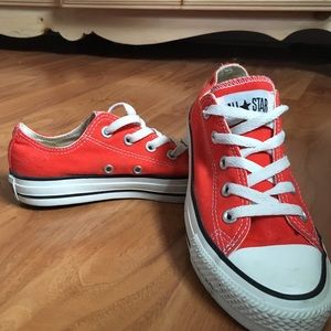 Worn Once Orange Converse