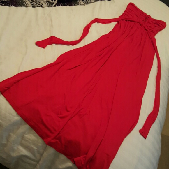 Red Maxi Dress