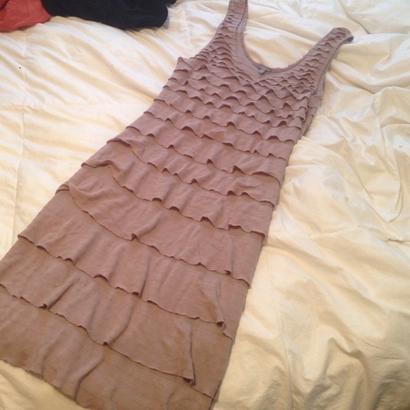 Violet body-con mini dress
