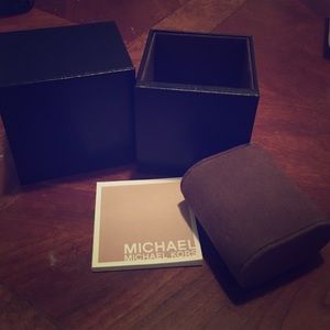 Michael Kors leather watch box