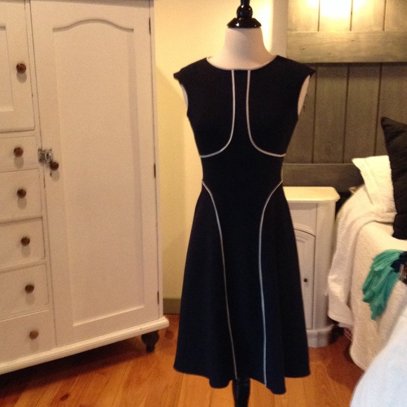 Navy blue dress