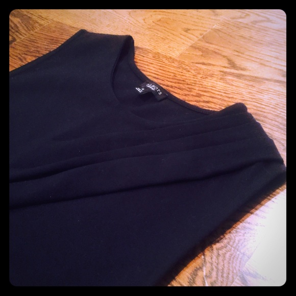 Black sheath dress