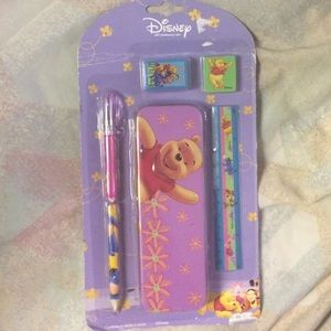 SALE Winnie the Pooh pencil case and stationary ki