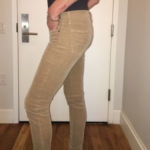 AG corduroy skinny jeans