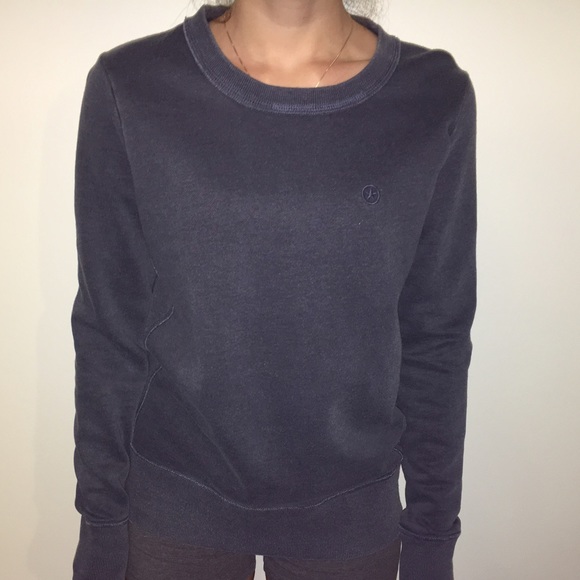 navy blue sweatshirt