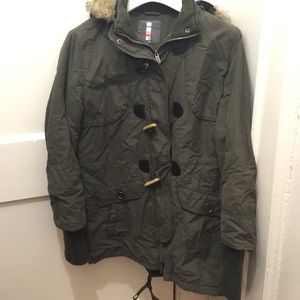 Green fall/winter coat