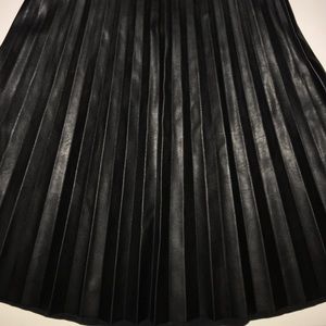 Faux Leather Skirt