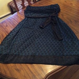 Torrid cocktail strapless dress