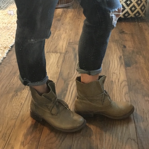 Lucky brand combat bootie