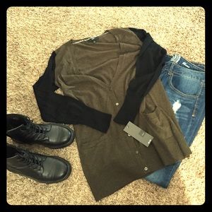 New Black/Green Sweater