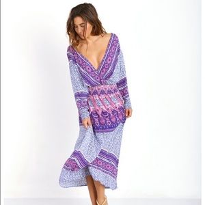 Free People "She's A Lady Printed Dress"