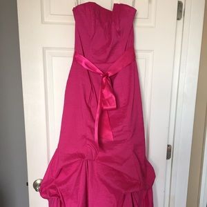 Fuchsia/pink long dress size 12