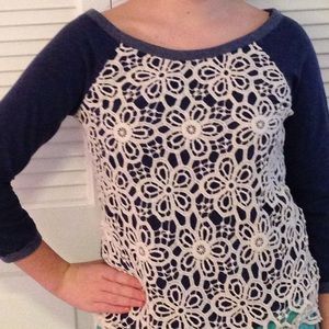 3/4 length sleeve top