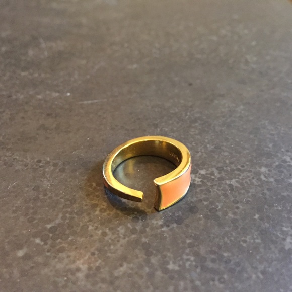 Enamel colored ring