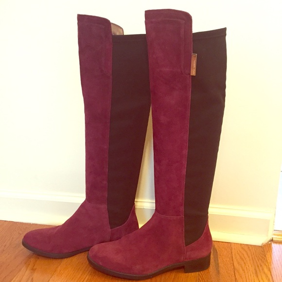 Vince Camuto Purple Suede Boots