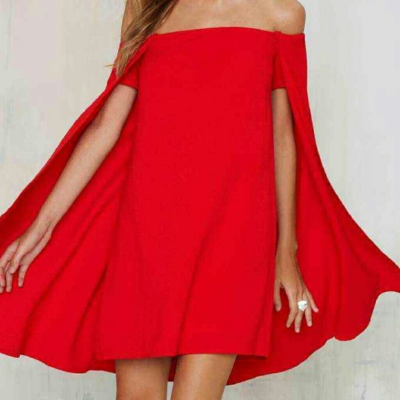 Nasty Gal Cape Dress
