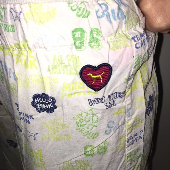 green and white pajama pants - Picture 2 of 3