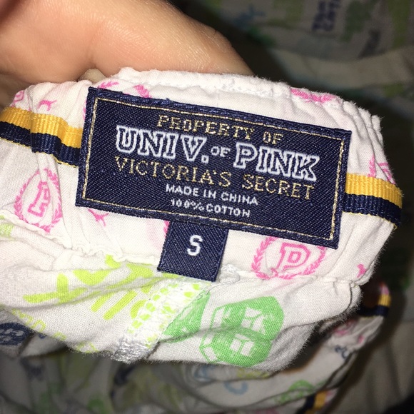 green and white pajama pants - Picture 3 of 3