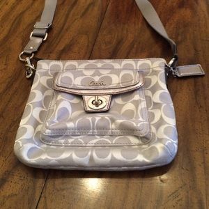 Coach Small Silver Crossbody