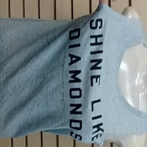 Spiritual gangster sz xs shine like dimont gray t - Picture 2 of 4