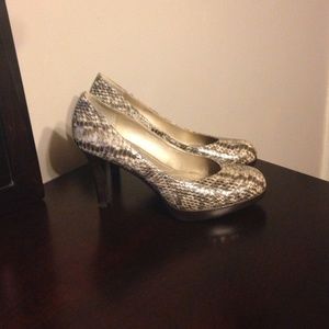 Snakeskin heels