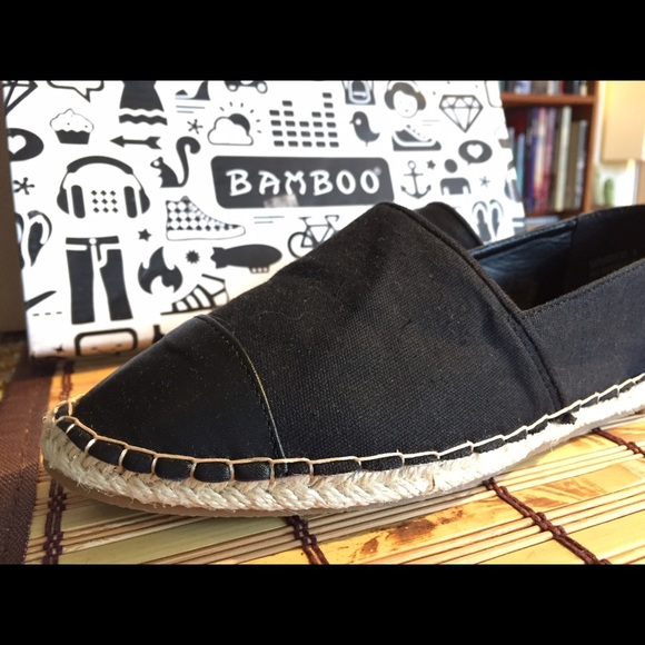 leather/canvas espadrilles great condition