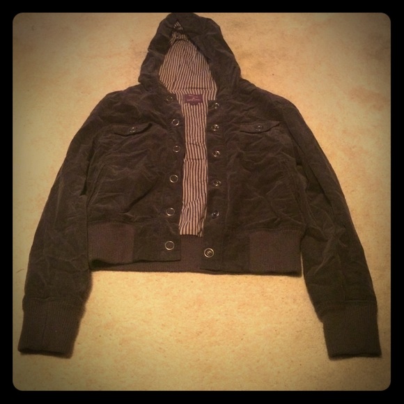 Cute corduroy bomber jacket