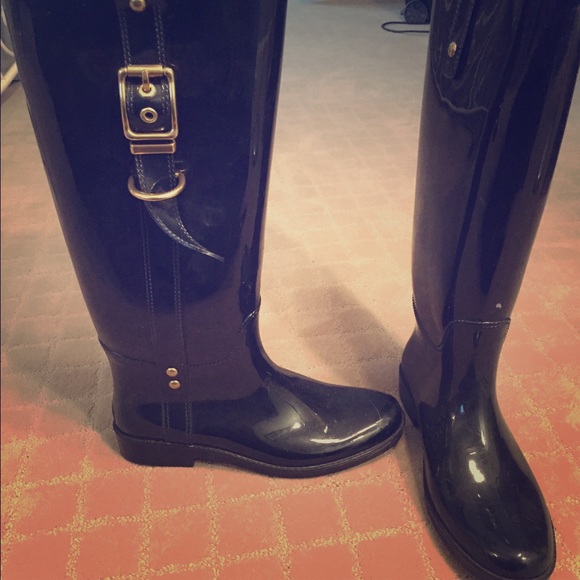 Coach rain boots