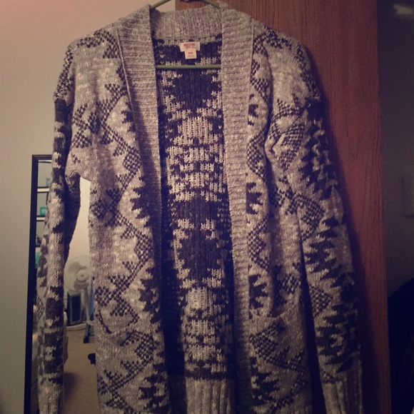 Open front cardigan