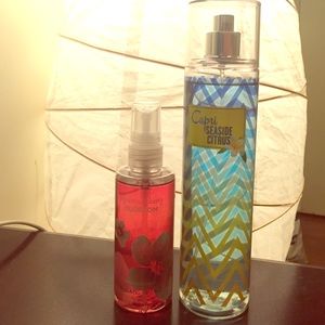 New bath and body works fragrance mists.