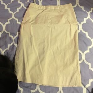 Pink khaki colored size Jcrew skirt size 0