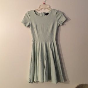 XS mint green baby doll dress