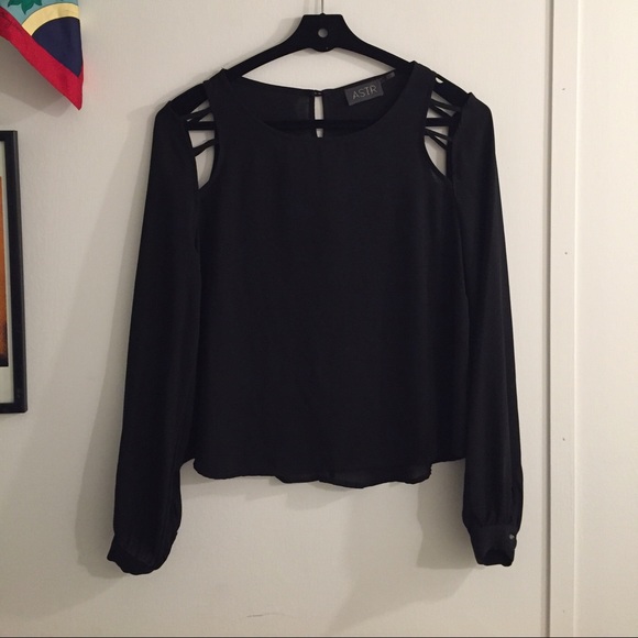Nordstrom Astr cutout shirt