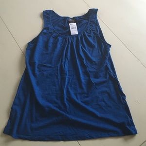 NWT Motherhood Maternity Royal Blue Nursing Tank