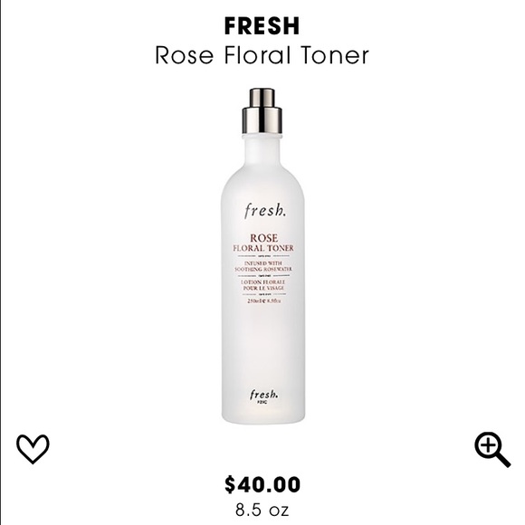 FRESH, rose floral toner!