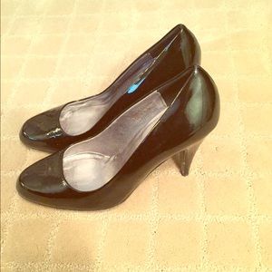 Coach patent leather pumps