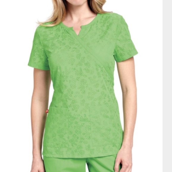 Orange Standard by Koi Zuma Scrub Top NWT